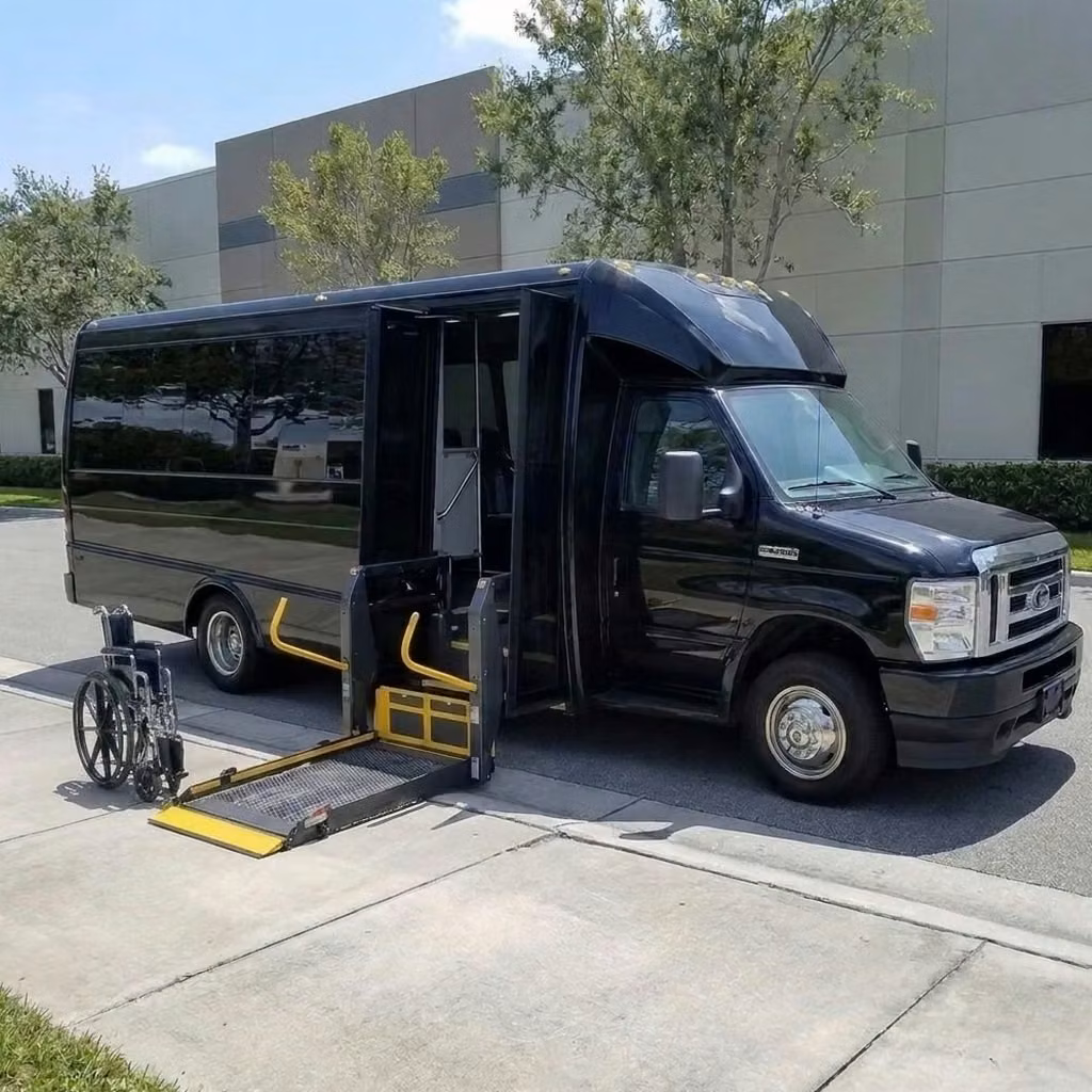 celina 18 passenger minibus wheelchair lift