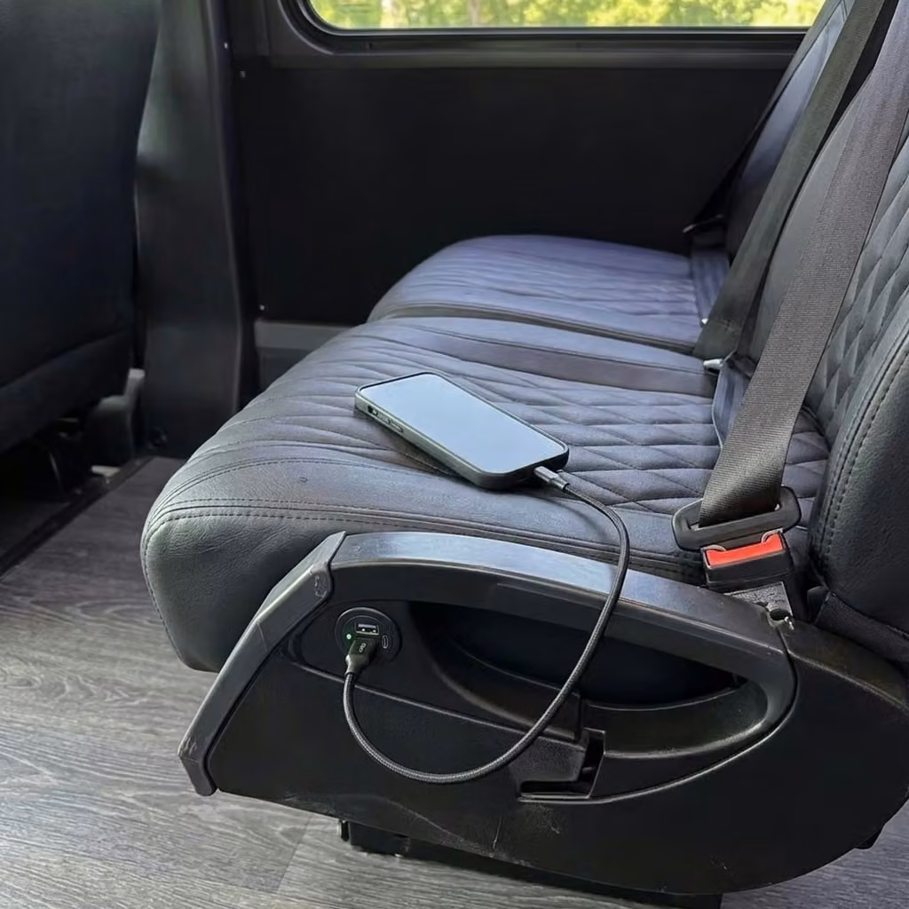 celina 20 passenger minibus usb charging