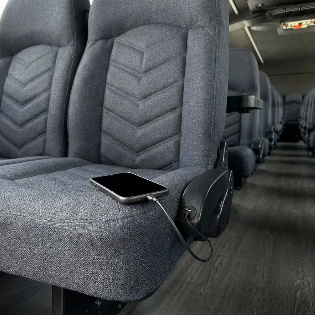 celina 25 passenger minibus usb charging