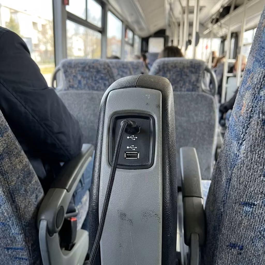 celina 30 passenger minibus usb charging