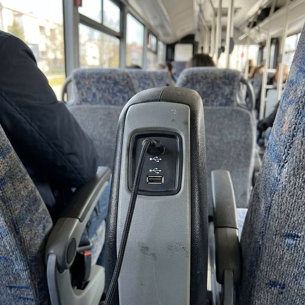 celina 35 passenger minibus usb charging