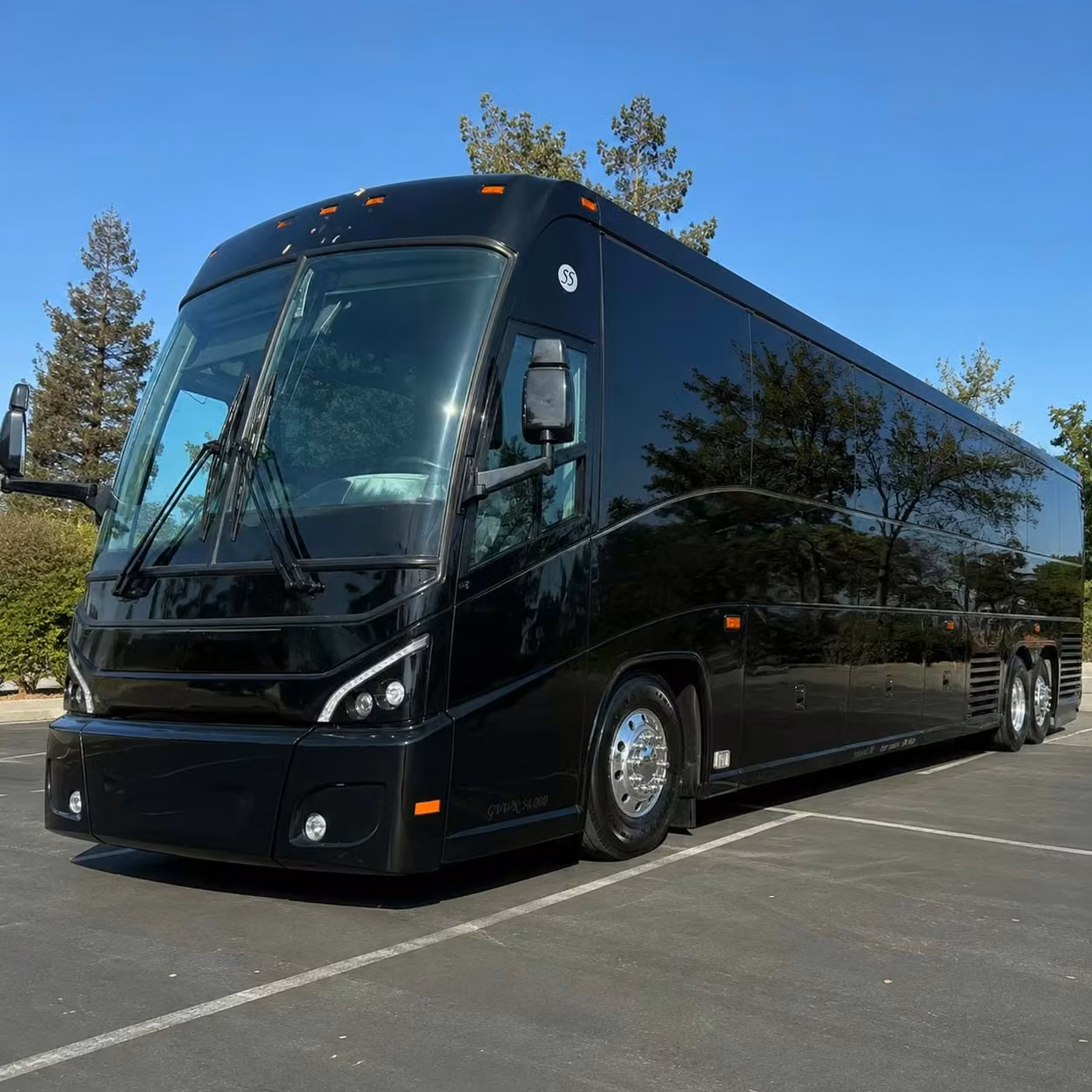 celina 56 passenger charter bus rental