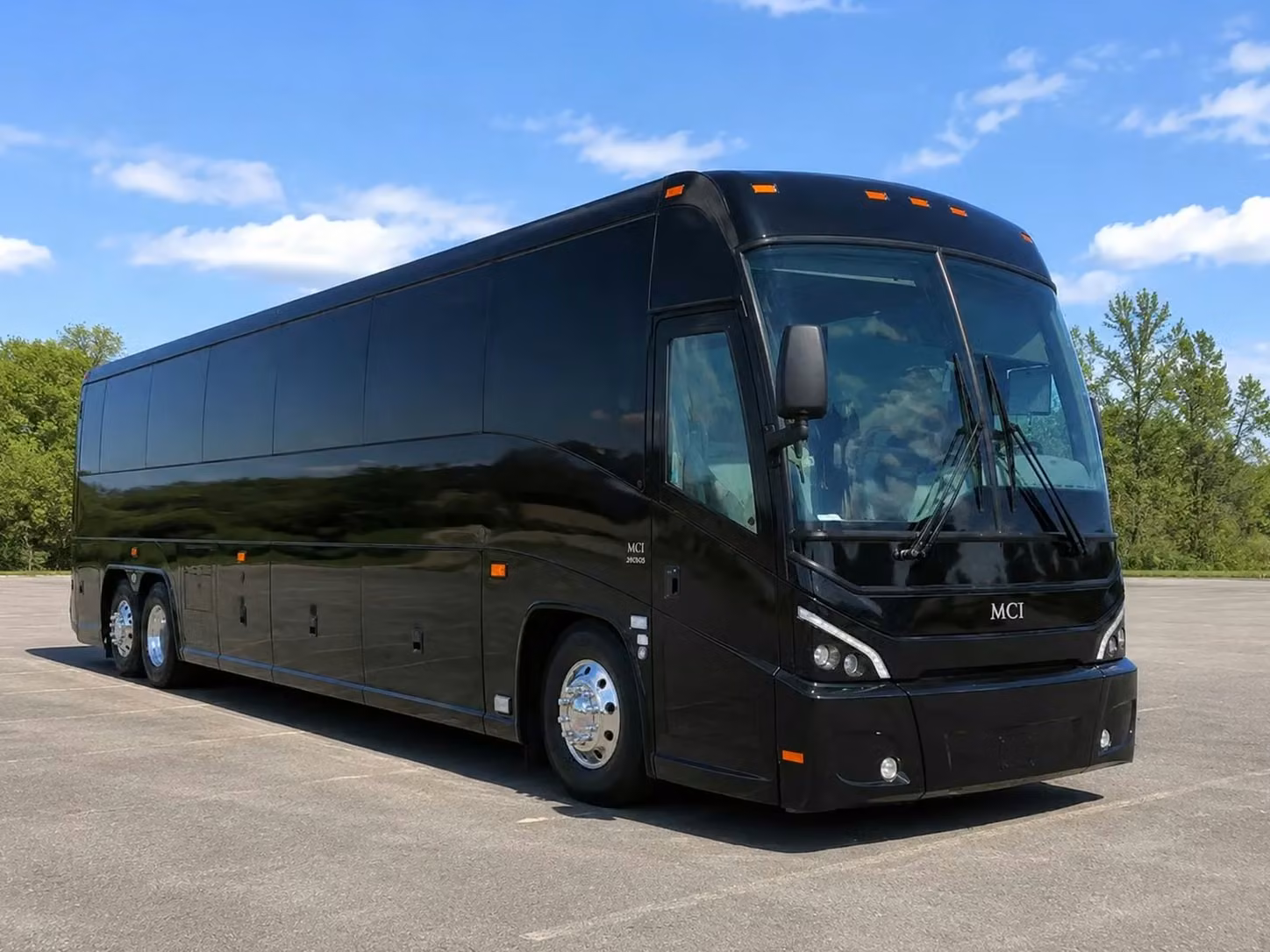 celina 56 passenger school charter buses with undercarriage gear storage