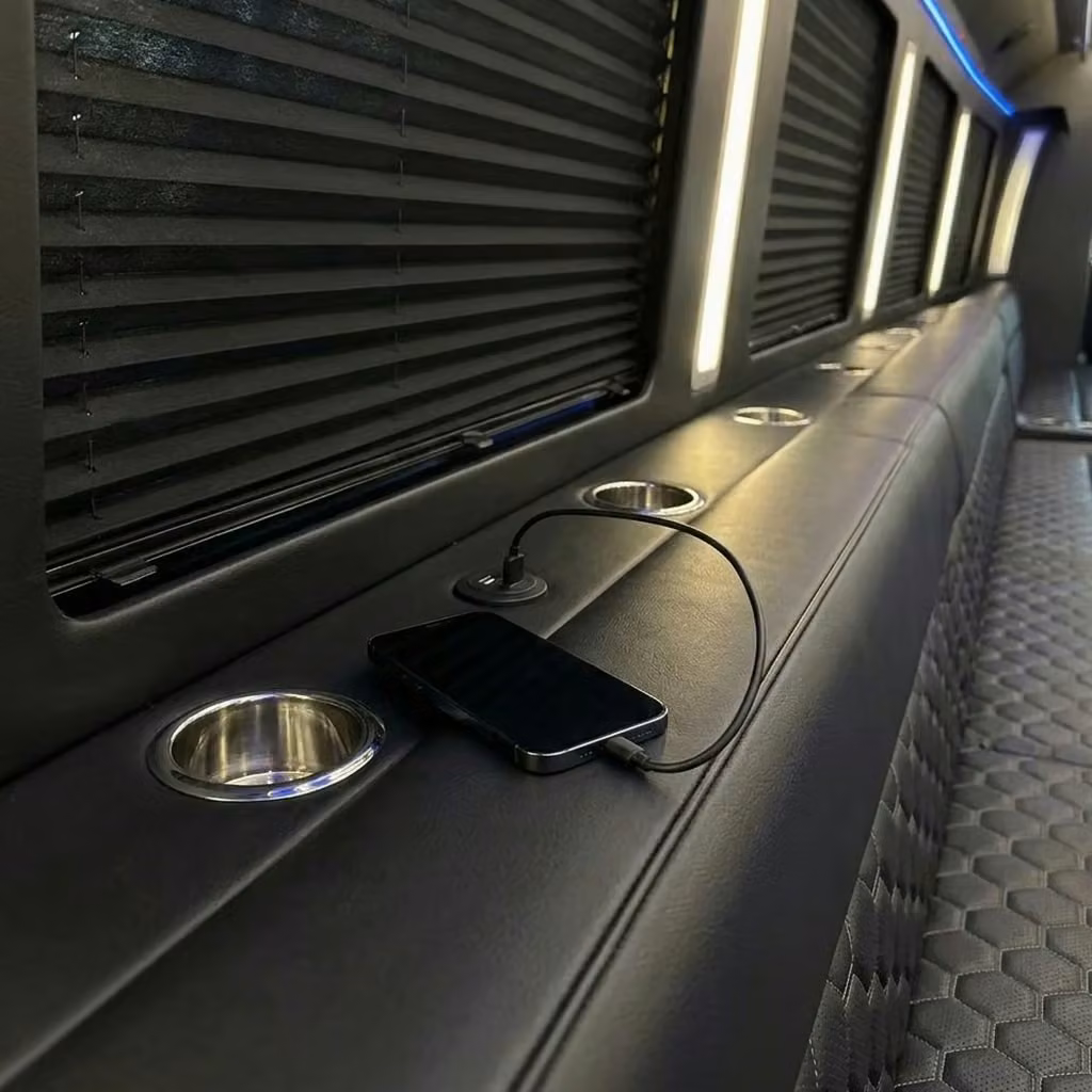 celina party bus usb charging
