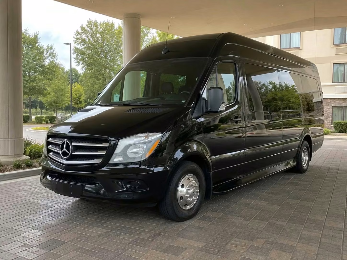 celina sprinter van rental with driver tinted windows