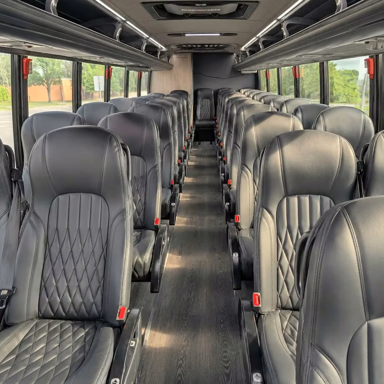 30 passenger minibus interior